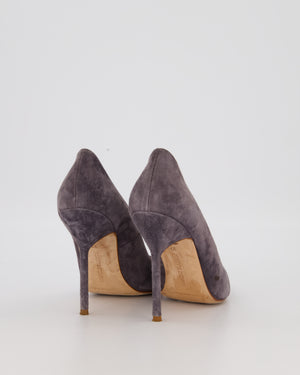 Manolo Blahnik Grey Suede 105 Heels Size EU 37