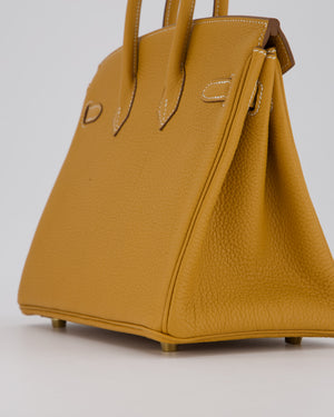 *RARE* Hermès Birkin 25 Bag in Naturel Sable Togo Leather with Gold Hardware