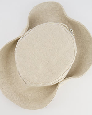 Jacquemus Beige Le Bob De-Nîmes Bucket Hat with Adjustable Drawstring