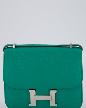 Hermès Constance III 18 Miroir Bag in Vert Jade Epsom Leather with Palladium Hardware