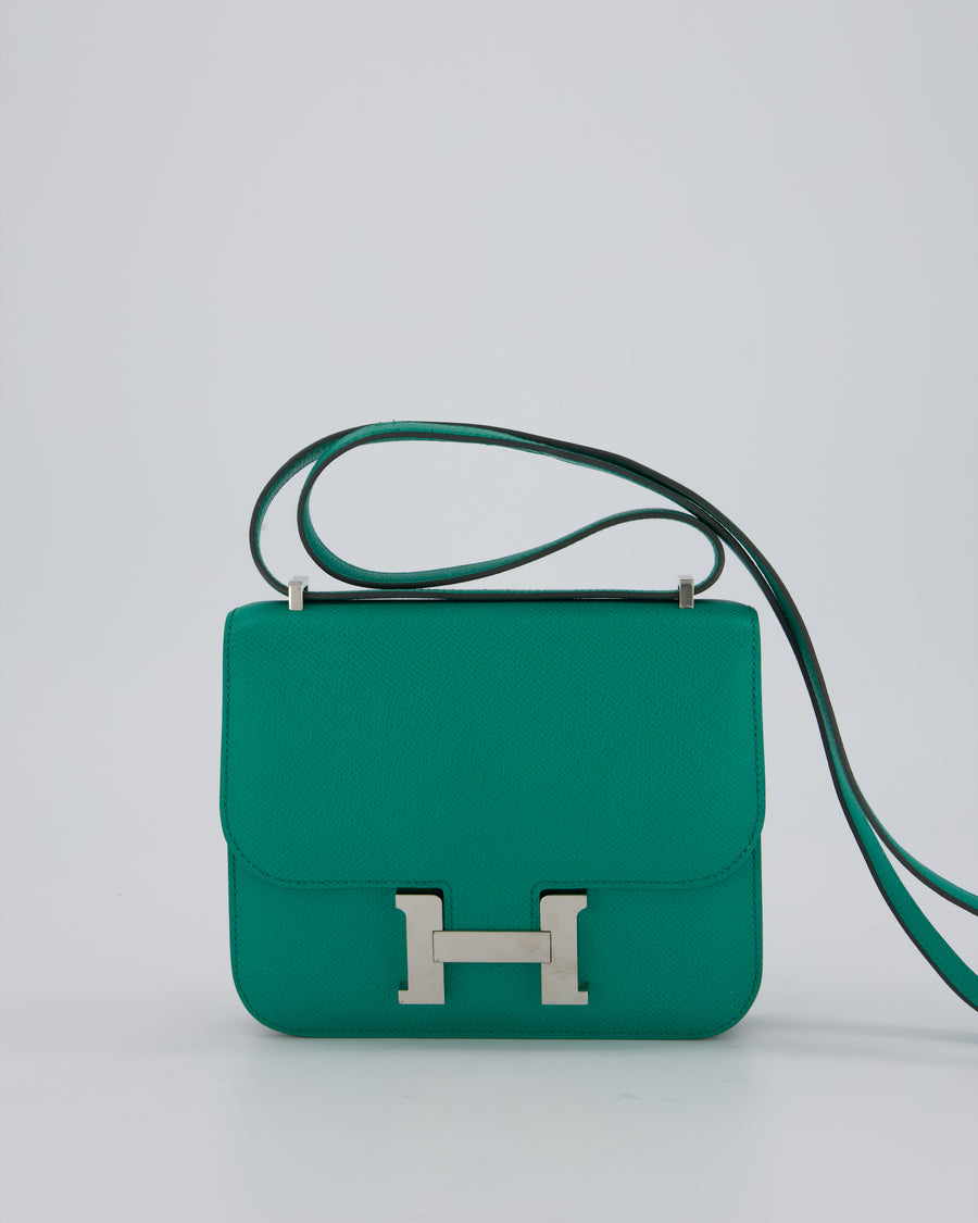 Hermès Constance III 18 Miroir Bag in Vert Jade Epsom Leather with Palladium Hardware