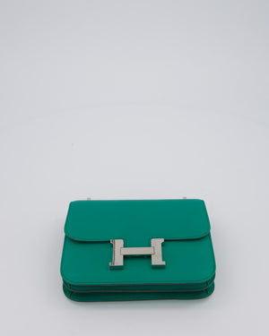 Hermès Constance III 18 Miroir Bag in Vert Jade Epsom Leather with Palladium Hardware