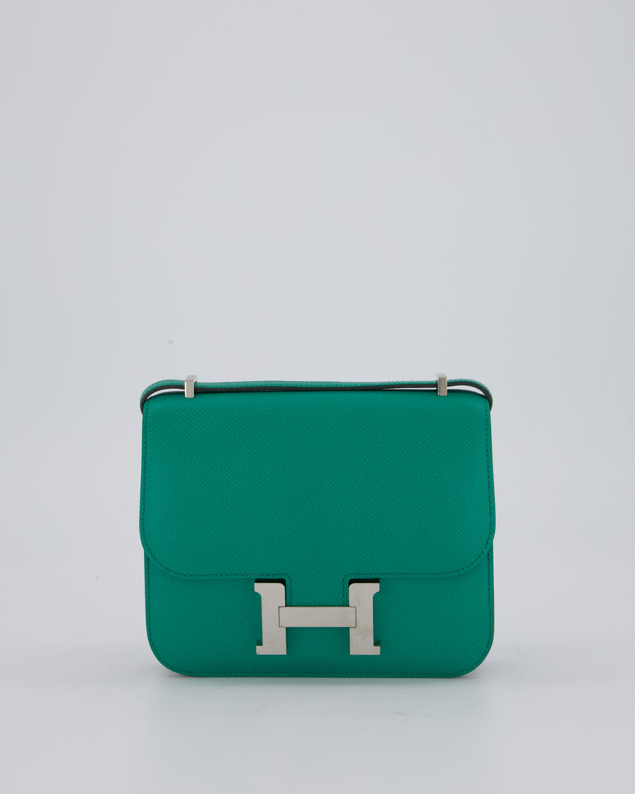 Hermès Constance III 18 Miroir Bag in Vert Jade Epsom Leather with Palladium Hardware