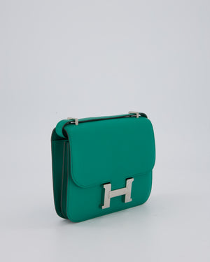 Hermès Constance III 18 Miroir Bag in Vert Jade Epsom Leather with Palladium Hardware