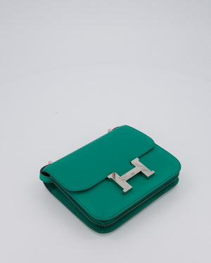 Hermès Constance III 18 Miroir Bag in Vert Jade Epsom Leather with Palladium Hardware