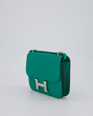 Hermès Constance III 18 Miroir Bag in Vert Jade Epsom Leather with Palladium Hardware