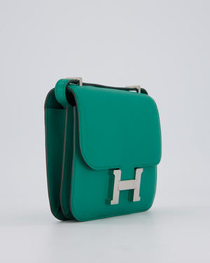 Hermès Constance III 18 Miroir Bag in Vert Jade Epsom Leather with Palladium Hardware