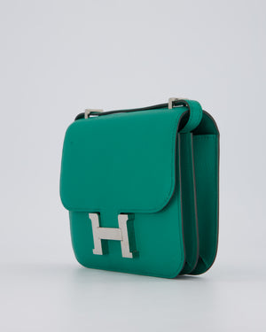 Hermès Constance III 18 Miroir Bag in Vert Jade Epsom Leather with Palladium Hardware