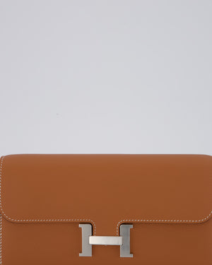 Hermès Constance To Go Bag in Gold Evercolour Leather with Palladium Hardware