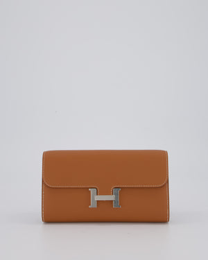 Hermès Constance To Go Bag in Gold Evercolour Leather with Palladium Hardware