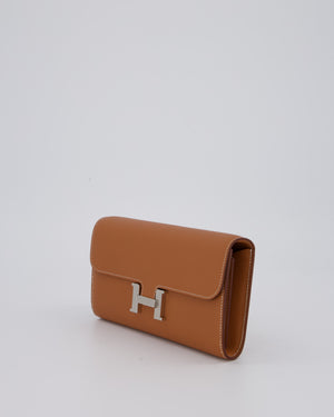Hermès Constance To Go Bag in Gold Evercolour Leather with Palladium Hardware