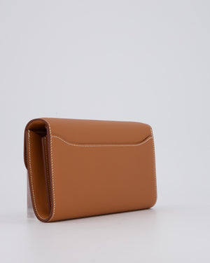 Hermès Constance To Go Bag in Gold Evercolour Leather with Palladium Hardware