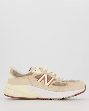 Loro Piana x New Balance Raw Cashew Suede And Mesh Trainers Size EU 39.5