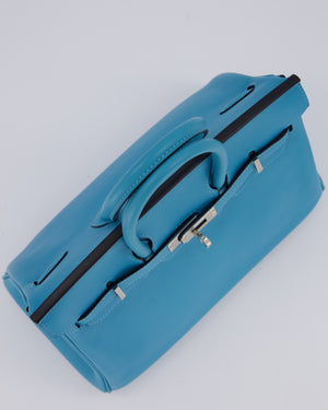 Hermès Birkin 25 Bag in Bleu Mykonos Swift Leather with Palladium Hardware