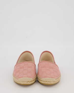 Gucci Pink GG Canvas Espadrille Size EU 36.5