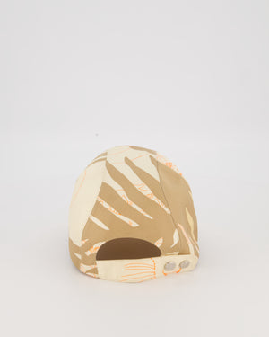 Hermès Jungle Love Davis Beige Silk Cap Size 58