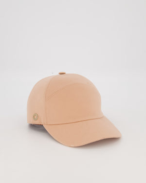 Loro Piana Blush Pink Storm System Cashmere Cap Size S