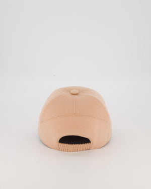 Loro Piana Blush Pink Storm System Cashmere Cap Size S