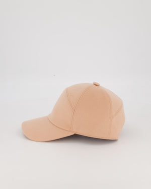 Loro Piana Blush Pink Storm System Cashmere Cap Size S