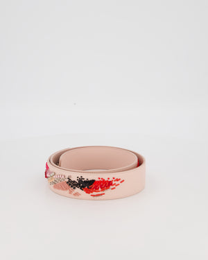 Christian Dior Pink Embellished Bag Strap