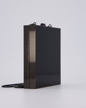 Yves Saint Laurent Black Acrylic Tuxedo Box Bag with Chain