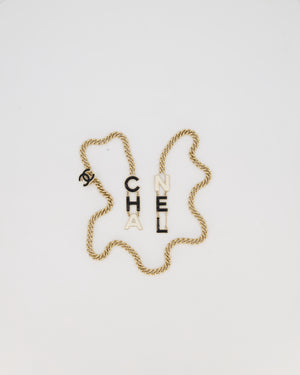 Chanel 22/A Gold CC Chain Logo Necklace