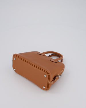 *HOT* Hermès Mini Bolide in Gold Evercolour Leather with Palladium Hardware