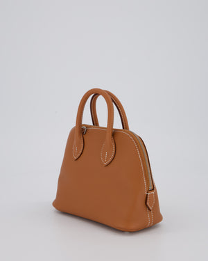 *HOT* Hermès Mini Bolide in Gold Evercolour Leather with Palladium Hardware