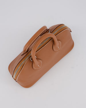 *HOT* Hermès Mini Bolide in Gold Evercolour Leather with Palladium Hardware