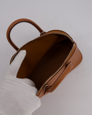 *HOT* Hermès Mini Bolide in Gold Evercolour Leather with Palladium Hardware
