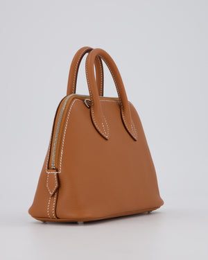*HOT* Hermès Mini Bolide in Gold Evercolour Leather with Palladium Hardware