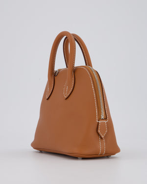 *HOT* Hermès Mini Bolide in Gold Evercolour Leather with Palladium Hardware