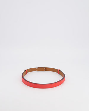 Hermès Kelly Belt in Rose Texas Epsom Leather with Palladium Hardware