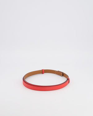 Hermès Kelly Belt in Rose Texas Epsom Leather with Palladium Hardware