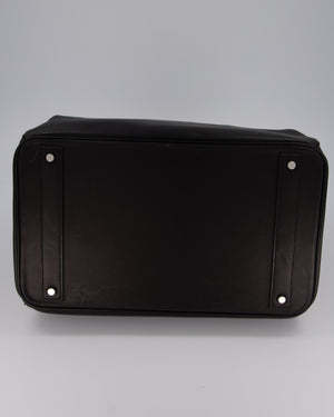 *RARE* Hermès Haut à Courroies HAC 40 Rock Bag in Noir Volupto Leather with Palladium Hardware