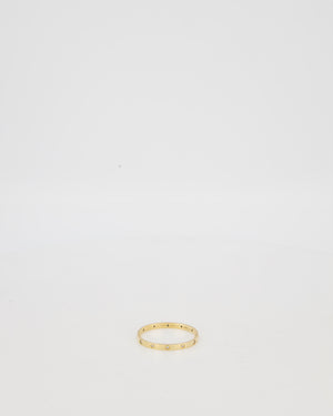 Cartier Love Bracelet in 18K Yellow Gold with Diamonds 750/1000 Size 18