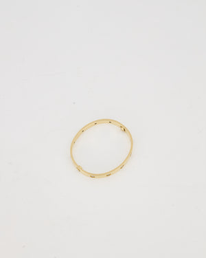 Cartier Love Bracelet in 18K Yellow Gold with Diamonds 750/1000 Size 18