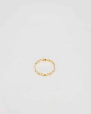 Cartier Love Bracelet in 18K Yellow Gold with Diamonds 750/1000 Size 18