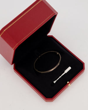 Cartier Thin Love Bracelet in 18K White Gold 750/1000 Size 18