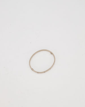 Cartier Thin Love Bracelet in 18K White Gold 750/1000 Size 18