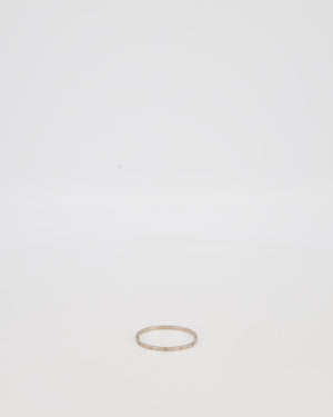 Cartier Thin Love Bracelet in 18K White Gold 750/1000 Size 18