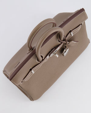 Hermès Birkin 25 Retourne Bag in Etoupe Togo Leather with Palladium Hardware
