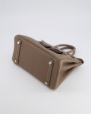 Hermès Birkin 25 Retourne Bag in Etoupe Togo Leather with Palladium Hardware