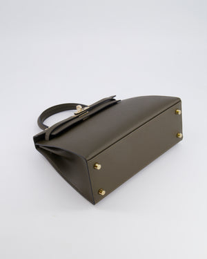 Hermès Kelly 25 Sellier Bag in Vert Loden Epsom Leather with Permabrass Hardware