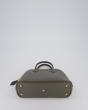 Hermès Bolide 25 Bag in Gris Meyer Evercolour Leather with Gold Hardware