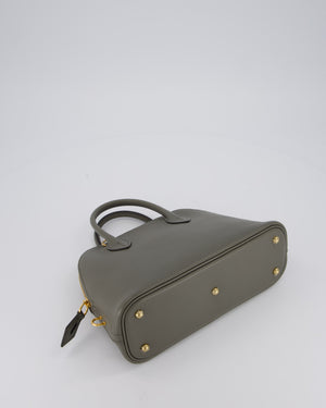 Hermès Bolide 25 Bag in Gris Meyer Evercolour Leather with Gold Hardware