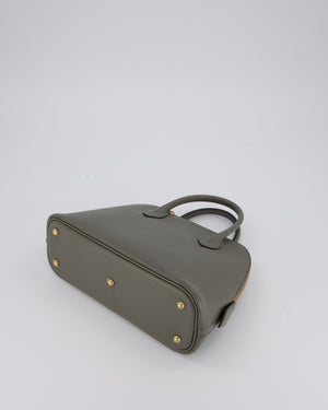 Hermès Bolide 25 Bag in Gris Meyer Evercolour Leather with Gold Hardware