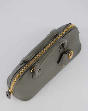 Hermès Bolide 25 Bag in Gris Meyer Evercolour Leather with Gold Hardware