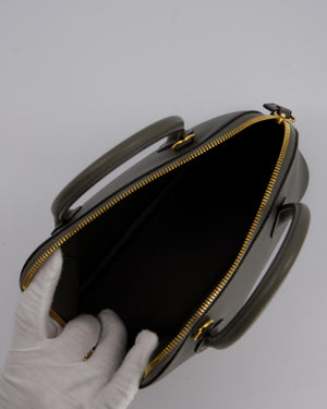 Hermès Bolide 25 Bag in Gris Meyer Evercolour Leather with Gold Hardware