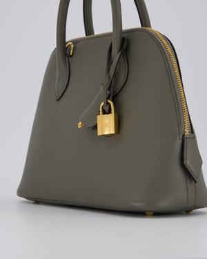 Hermès Bolide 25 Bag in Gris Meyer Evercolour Leather with Gold Hardware